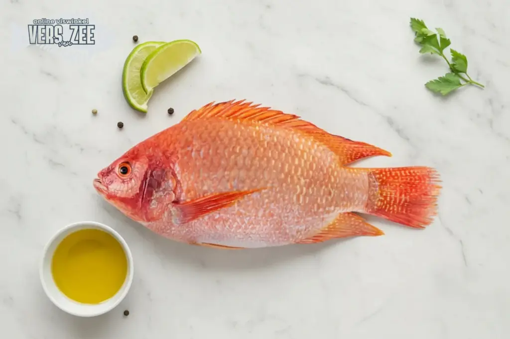 Verse rode tilapia met limoen