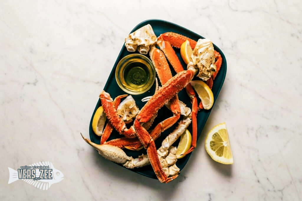 Kreeftpoten met citroen en olie